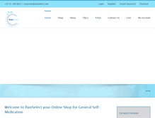 Tablet Screenshot of painselect.com